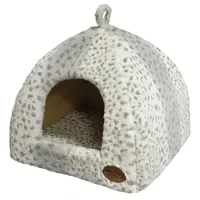Nobby Höhle "ALANIS" leopard grau 40 x 40 x