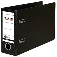 Falken Ordner A5 quer Hartpappe schwarz