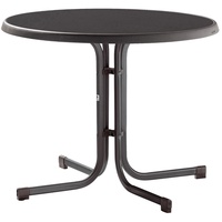 Sieger Boulevard-Klapptisch mit mecalit-Pro-Platte Ø 86 x 72 cm