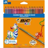 BIC Kids Evolution Stripes Buntstifte 24 St. mehrfarbig
