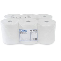 Funny Handtuchrolle mit Spezialkern, für markenfreie Spendersysteme, 2 lagig