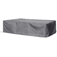 Perel Schutzhülle für Gartenmöbel, Grau, rechteckig, 300 cm x