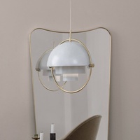 GUBI Multi-Lite Pendelleuchte S, Brass/White - cm,