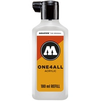 Molotow ONE4ALL Refill Acrylfarbe 180ml, signalweiß
