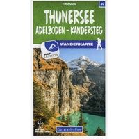 Kümmerly+Frey Thunersee / Adelboden - Kandersteg 30 Wanderkarte 1:40