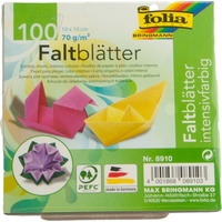 Folia Faltblätter INTENSIV mehrfarbig 100 Blatt