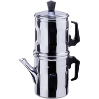 ILSA Napoletana Kaffemaschine, Aluminium, Silber, für 3 Tassen
