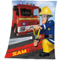 Herding Feuerwehrmann Sam 7570401035 - Fleecedecke, 130x160 cm, 100%