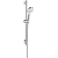 Hansgrohe 27353400 Crometta Vario-Set Dusche, Weiß/Chrom, 71,4 x 26,9