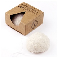 Hydrophil Konjac-Schwamm weiß