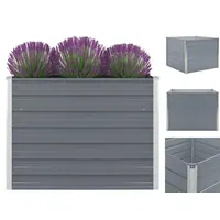 VidaXL Hochbeet 100 x 100 x 77 cm Verzinkter