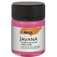 Kreul Javana Stoffmalfarbe für helle Stoffe pink, 50 ml