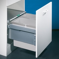 Naber Naber, Cox® Base 1T 500-2. Abfallsammler, hellgrau, Höhe