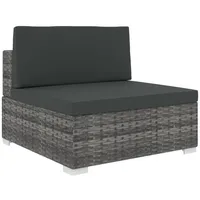 VidaXL Modular-Sofa-Mittelteil grau