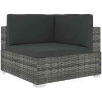 VidaXL Modular-Sofa-Eckteil grau