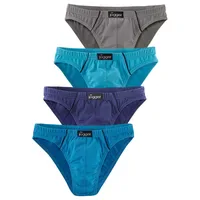 LE JOGGER Minislip blau/türkis/grau/indigo XS 4er Pack