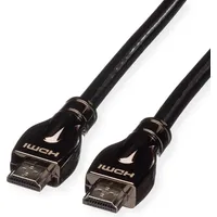 Roline HDMI Ultra HD Kabel mit Ethernet, ST/ST, schwarz,