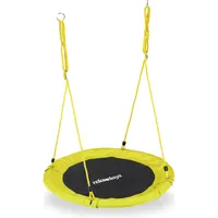 Relaxdays Nestschaukel 90 cm gelb