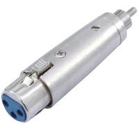 Omnitronic Adapter Cinch-Stecker - 1x XLR-Buchse 3 polig]