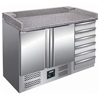 Saro Pizzatisch mit Schubladen Modell PZ 9001;