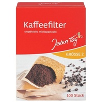 Jeden Tag Gr. 2 Kaffeefilter, 100 St.