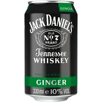 Jack Daniel's Old No.7 Tennessee Ginger 10% vol 0,33