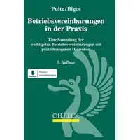 C.H. Beck Verlag Betriebsvereinbarungen in der Praxis