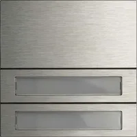 Gira 5532920 Ruftastenmodul 2 Teilnehmer, edelstahl
