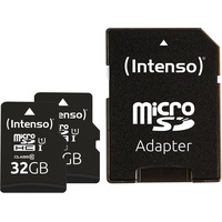 Intenso microSD UHS-I Premium 32 GB 2er Set +