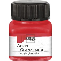 Kreul Acryl Glanzfarbe rot, 20 ml