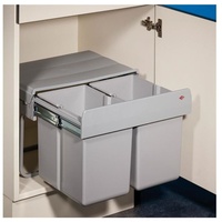 Naber Wesco Double Shorty 1. Abfallsammler alu grau -