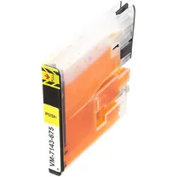 IColor Tintenpatrone für Brother (ersetzt LC980/LC1100), yellow