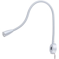 Lunartec Bett mit Schwanenhals & USB-Ladebuchse, 3 W, 180