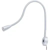 Lunartec LED-Bett- & Leseleuchte mit Schwanenhals & USB-Ladebuchse, 3