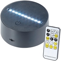 Lunartec 3D-Hologramm-Lampe für austauschbare 3D-Leuchtmotive, 7-farbig, USB