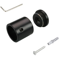 LIEDECO Wandlager Ø 16 cm schwarz