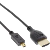 InLine HDMI Superslim Kabel A an D, HS mit