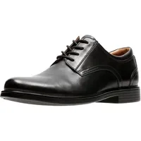 CLARKS Un Aldric Lace Schuhe Black Leather 43