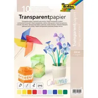 Folia Transparentpapier 115 g/m2 10 Blatt mehrfarbig A4