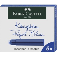 Faber-Castell Tintenpatronen Standard königsblau 6