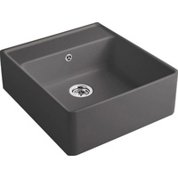 Villeroy & Boch Spülstein Einzelbecken graphite + Handbetätigung