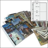Schwäbische Albumfabrik Postkarten-Folienblätter transparent
