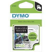 Dymo 16957 S0718040 schwarz auf weiß 12mm x 3,5m