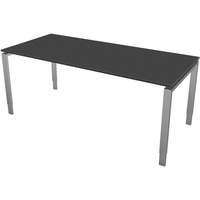Kerkmann Schreibtisch Form 5, (B)1.800 x (T)800 mm,anthrazit