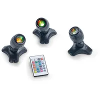 PONTEC Teich- und Gartenbeleuchtung PondoStar LED RGBW Set 3