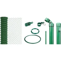GAH Alberts Maschendrahtzaun Set 1,0 x 15 m grün