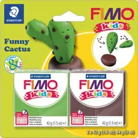 Staedtler FIMO kids Modellier-Set Funny Cactus Knete