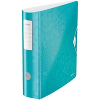 Leitz Ordner Active WOW, A4, eisblau metallic (11060051)