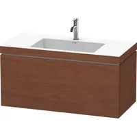 Duravit L-Cube Möbelwaschtisch c-bonded mit Unterbau wandhängend, 100x48 cm,