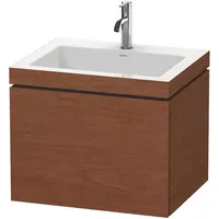 Duravit L-Cube Möbelwaschtisch c-bonded mit Unterbau wandhängend, 60x48 cm,